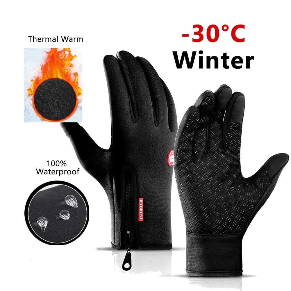 Winter Gloves for Men Women Warm Gloves Touchscreen Waterproof Hiking Skiing Fishing Cycling Snowboard Non-slip Gloves