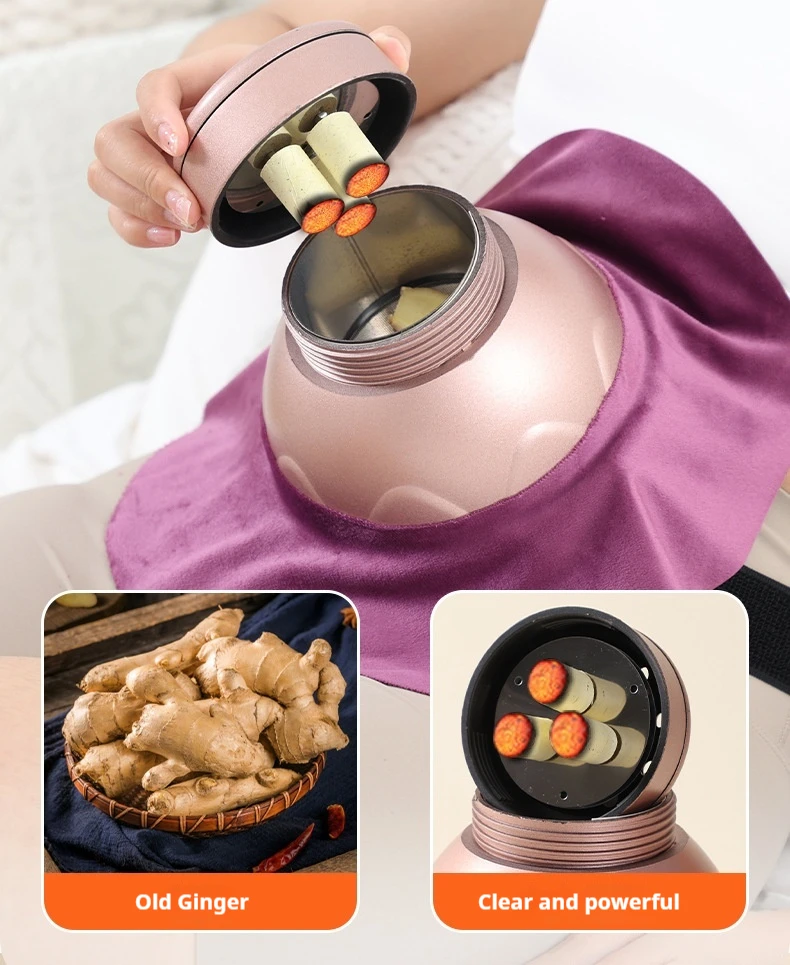 

New Moxibustion Apparatus Smokeless Electronic Body Abdominal Massager