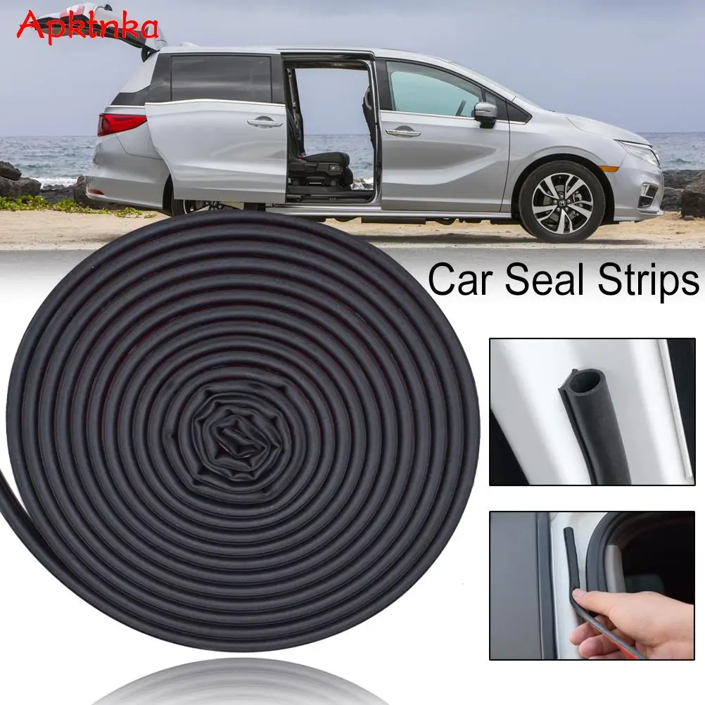 5 M/16.4ft Car Door Seal Strip EPDM Rubber Noise Insulation Anti-Dust Soundproof Seal Adhensive For Hyundai KIA Opel Ford Volvo