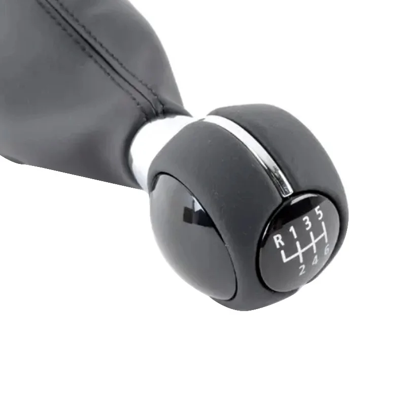 Black Manual Gear Knob 6 Speed With Gaiter For Mini Cooper F54 F55 F56 F57 25117641999 25117641997, 25117642001, 7641999