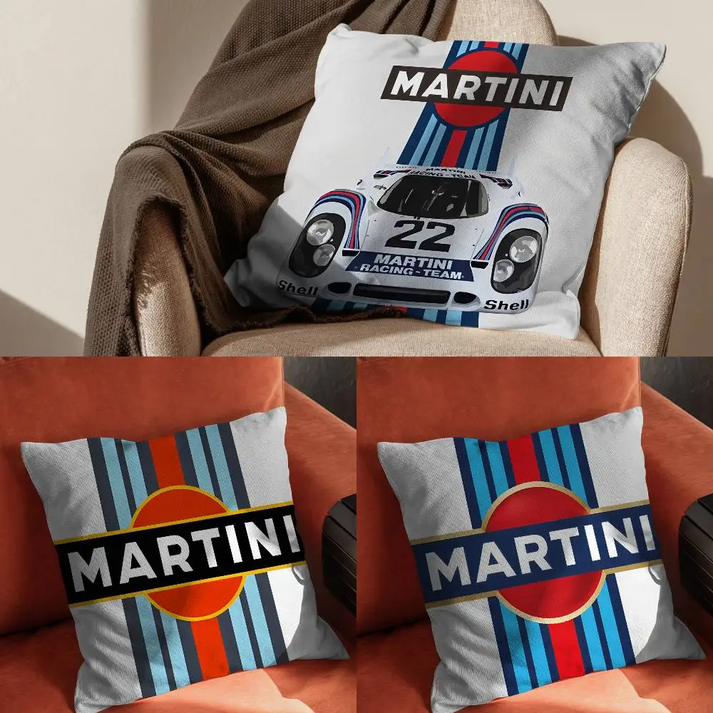 

Racing M-MartiniS Pillow Case For Car Pillows 60x60 Cushions Luxury Double Sided Cover Home And Decoration Sofa 30x3