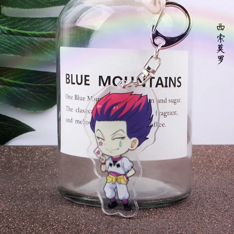 Anime HUNTER GON·FREECSS Killua Zoldyck Kurapika Hisoka Meruem Kite Keychain Accessories Cosplay Cartoon Badge