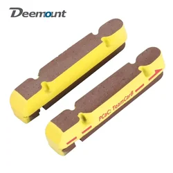 Deemount 1/2/4/6/10 Pair Carbon Rim Brake Pads Road Bike Caliper Braking Inserts for Carbon Wheel Heat Dissipation Tech