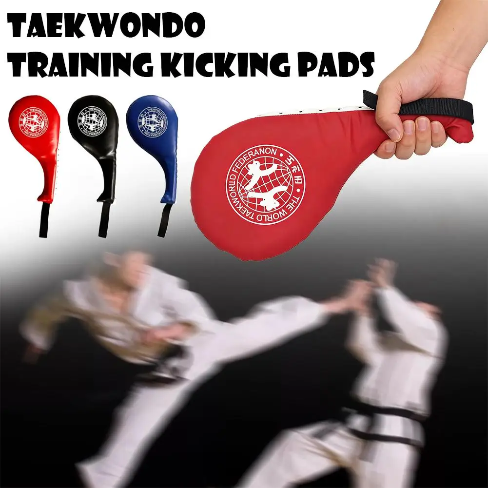 Taekwondo Kick Pad Target PU Leather Karate Training Strike Shield for Martial Arts, Boxing & Kickboxing Practice