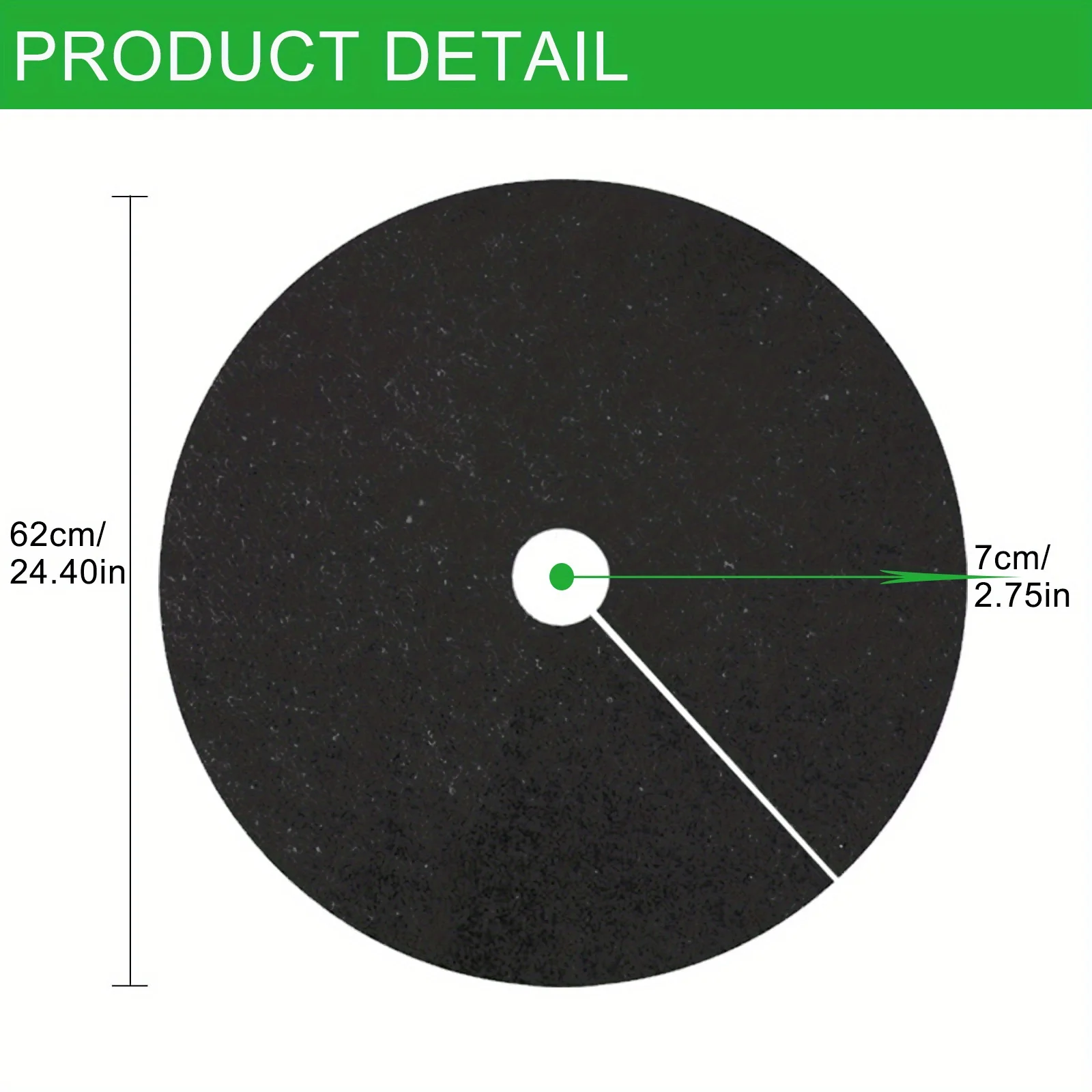

Комплект из 5 кольцевых ковриков для мульчирования деревьев — утолщенный нетканый барьер для сорняков, круглый чехол для корней для озеленения сада, подарок для любителей растений
