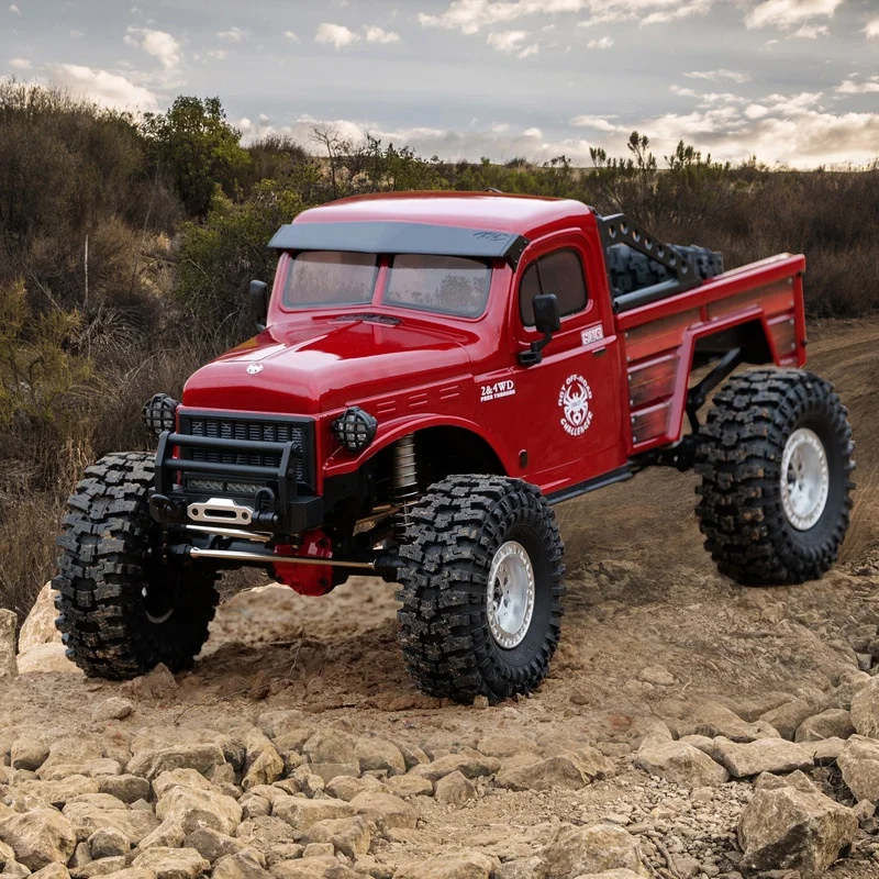 RGT Ex86170 Challenger 1/10, simulación de escalada, modelo de Control remoto, 4wd, todoterreno, puente de puerta de alta y baja velocidad, coche RC