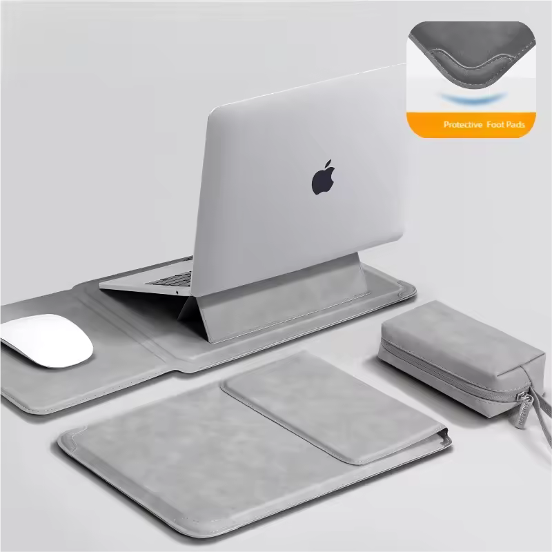 Laptop Sleeve Case 13 14 15 15.6 16Inch For Huawei HP DELL Bag For Macbook Air Pro 13 13.6 M4 Notebook Case with stand Men Women - Image 8