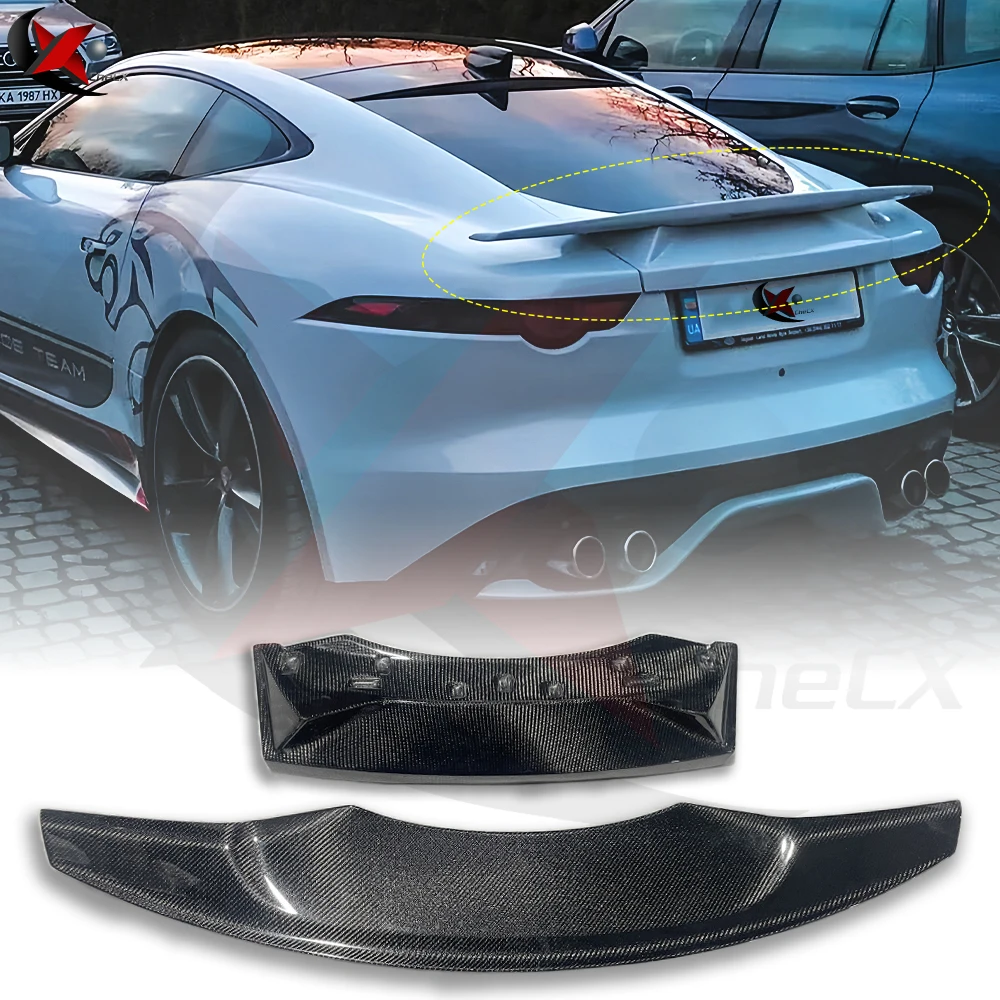 

Suitable For Jaguar F-Type 2013-2020 High-Quality Fiberglass Material Car Rear Spoiler Sedan Trunk Lid Body Aerodynamic Kit