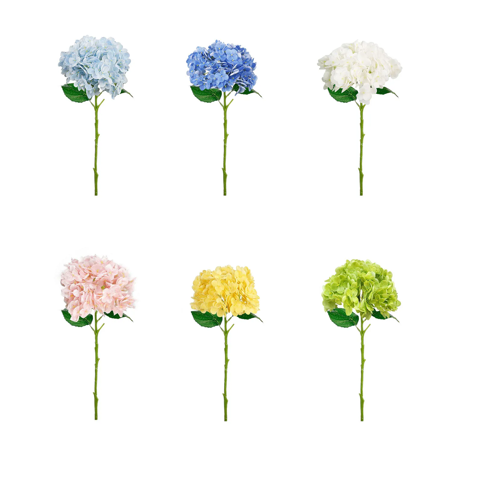 

3Pcs Hydrangea Artificial Flower Branch, Simulation Silk Flowers, Home Decorations for Wedding Holiday Party, 51.5cm Lenght