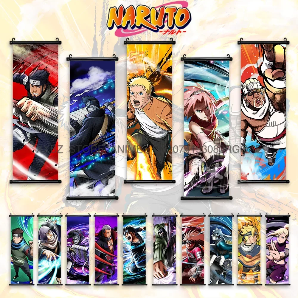 

Naruto Scrolls Picture Hatake Kakashi Home Decoration Boruto Anime Wall Art Yamanaka Ino Painting Hanging Kawaki Canvas Poster