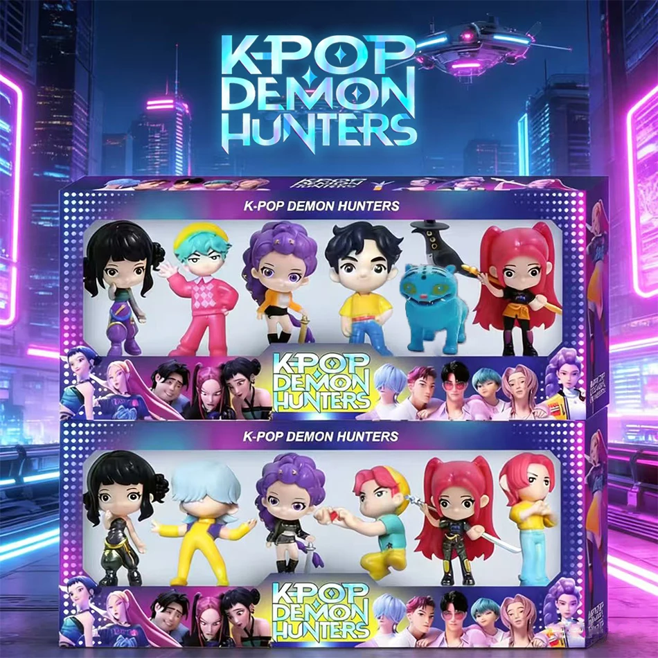 

Demon Hunters Anime Kpop Figure Model Toy Cartoon Gaming Peripherals Desk Decoration Collection Figures Model Toys For Kid Gifts