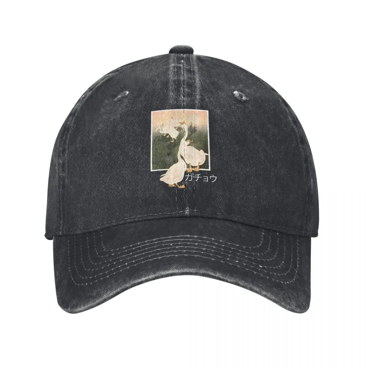 Pure Color Dad Hats Funny Goose Duck Meme Women's Hat Sun Visor Baseball Caps G-Goose Peaked Cap image 2