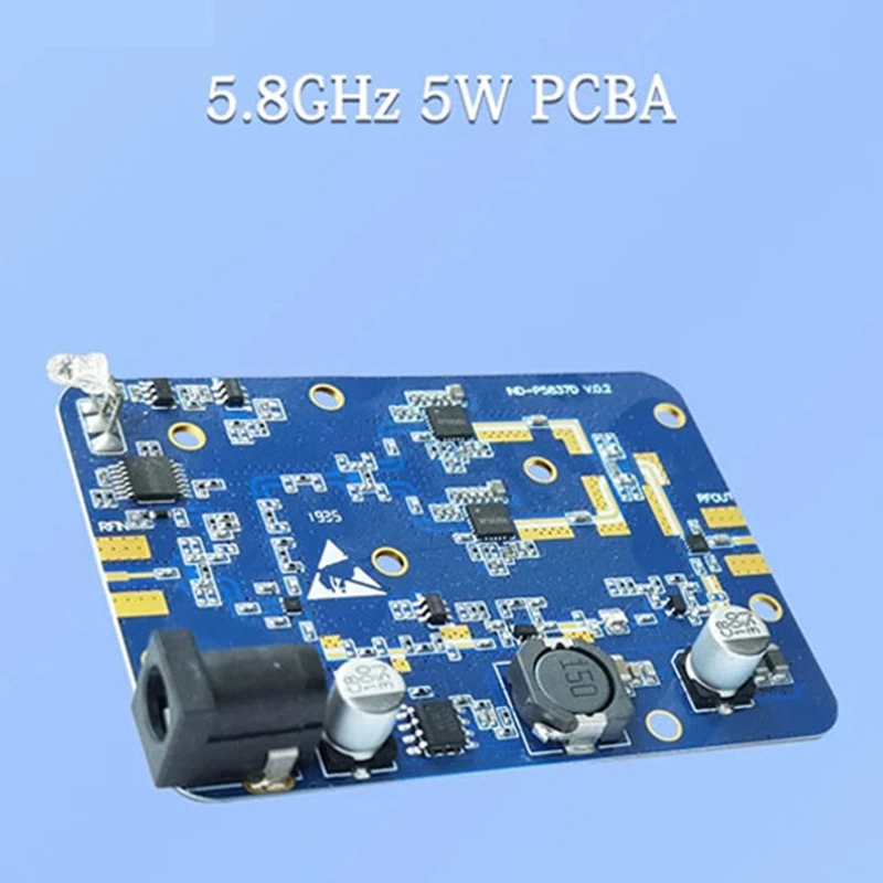 Amplificador de señal de 5,8 Ghz, 5W, 37Dbm, PCBA para Dron, Wifi, placa Pcba, pieza de extensión única, módulo inalámbrico RF