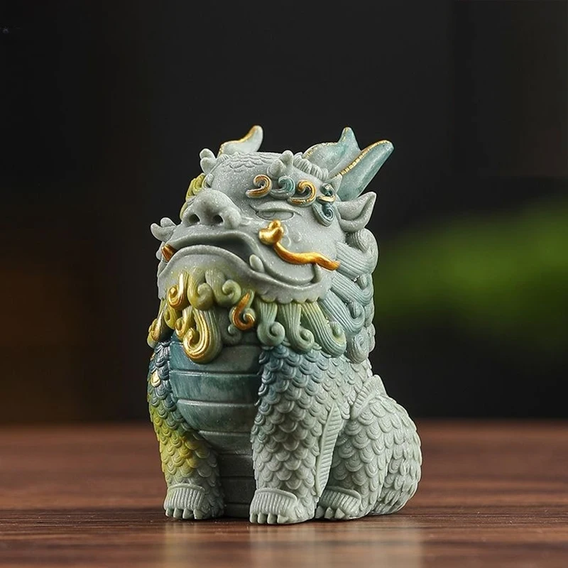 

Living Room Office Desk Wealth-Attracting Decorative Craft Home Tea Table Tea Pet Pixiu Chinese Style Ornament