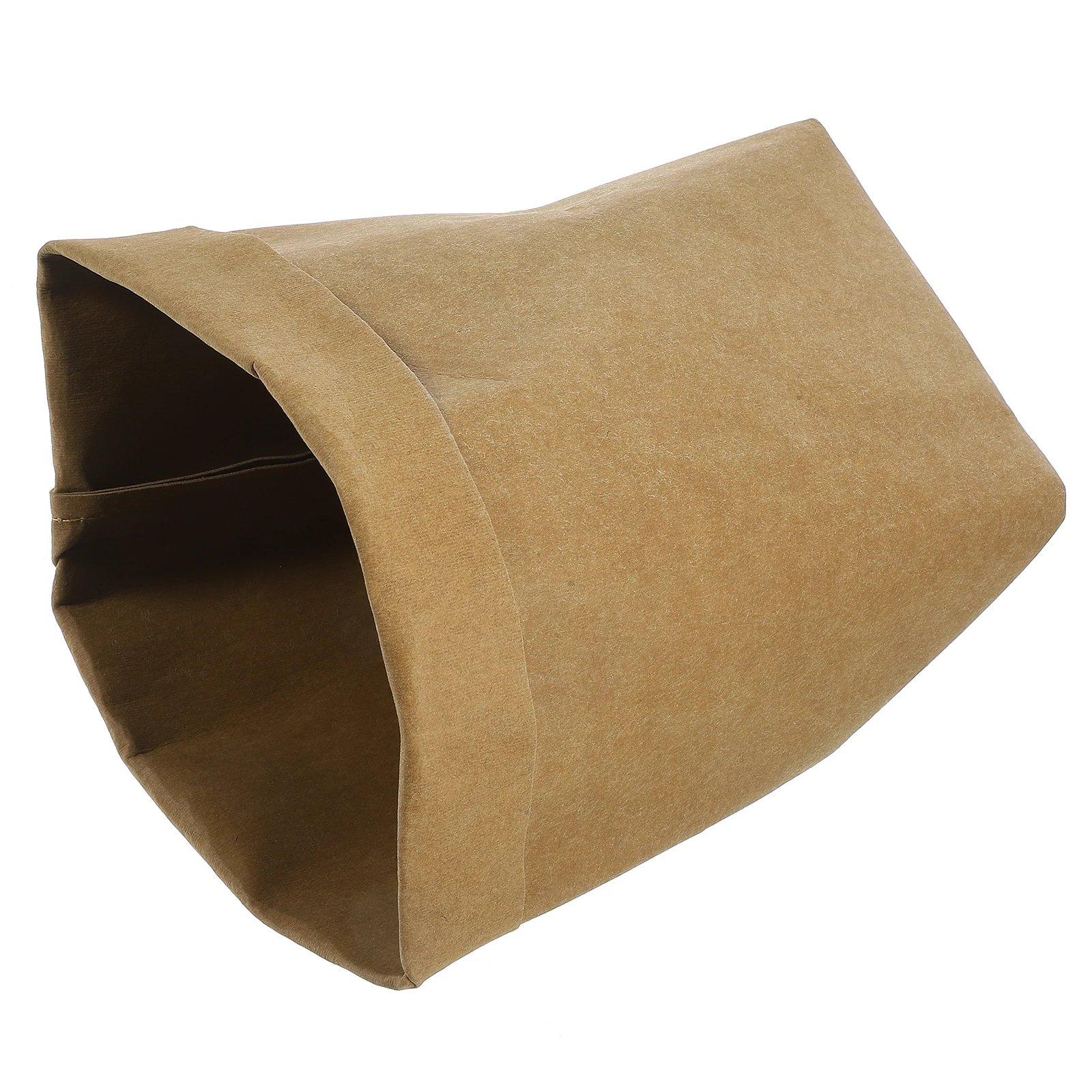 

Decorative Washable Kraft Paper Bag for Flower Pot Storage Container Planter Cover Laundry Stationery Food Rip Water Resistant