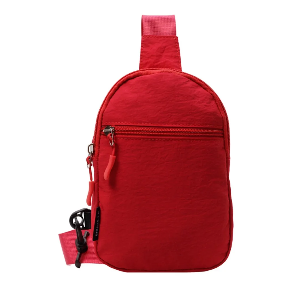 

Casual Nylon Chest Bag Multifunctional Large Capacity Sports Fanny Pack Adjustable Shoulder Korean Style Waist Bag Outdoor