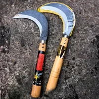 1pc small sickle, sharp leek tool, lawn, convenient to carry, outdoor tool, garden tool, garden and gardening gardening tool 2