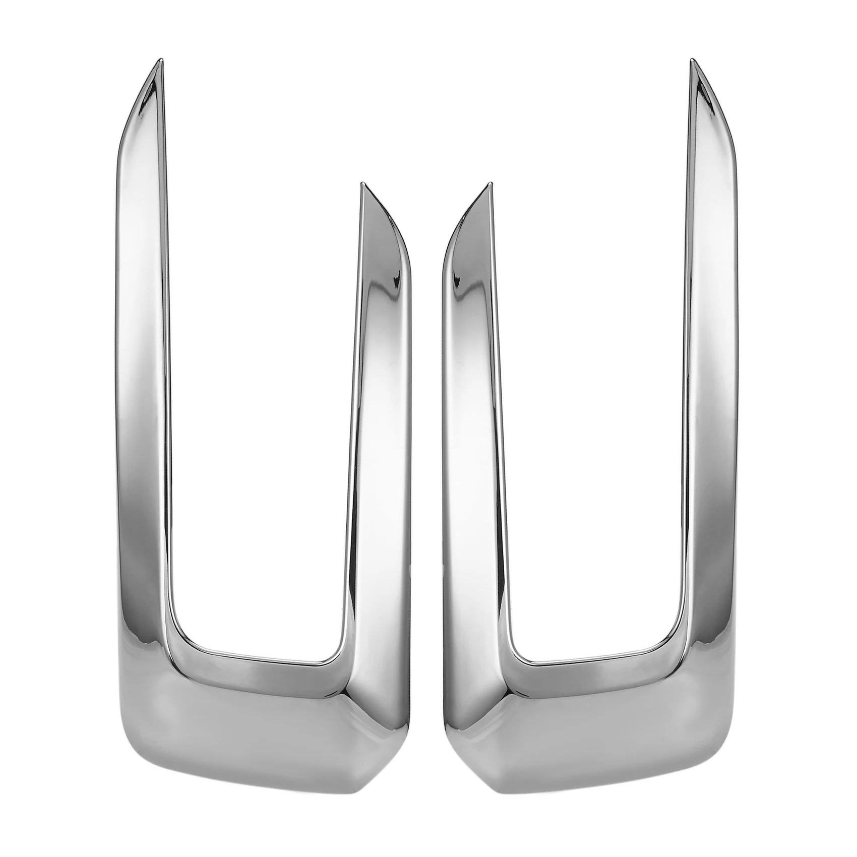 

for Volvo XC40 T5 2017 2018 2019 ABS Chrome Car Front Fog Lampshade Decoration Strip Cover Trim Car Styling Accessories 2Pcs