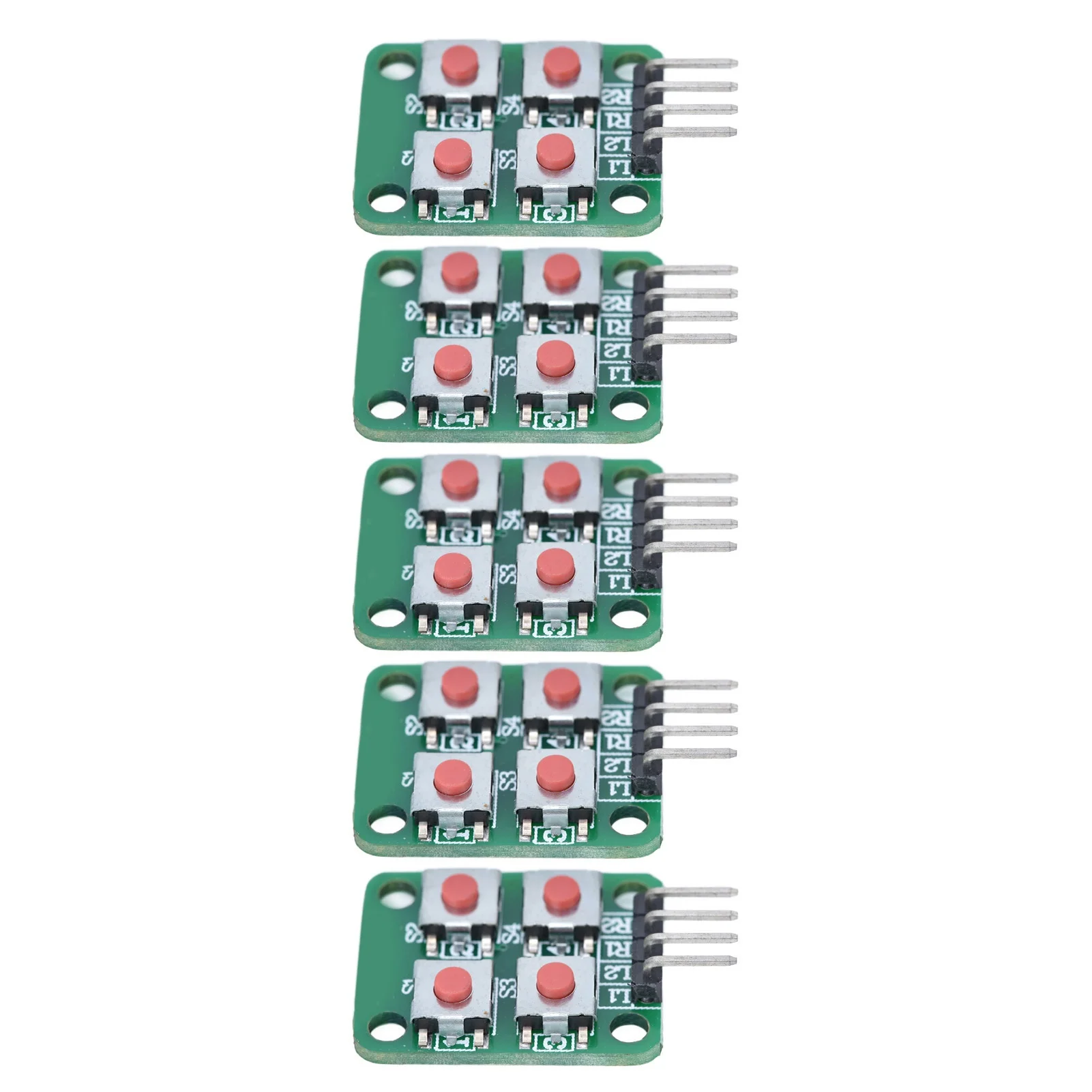 5PCS 2x2 Scan 4 Keypad Keyboard Module Array Key Switch Module for Electrical Control