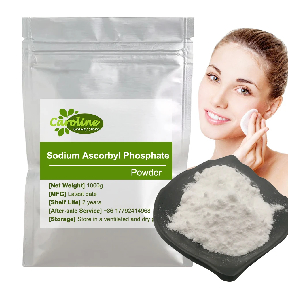 Ascorbyl Phosphate Powder, Matéria-prima cosmética do alvejante da pele, Melhor preço, 50-1000g