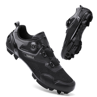 Knit Cycling Sneakers Men Women MTB Shoes Self-Locking Road Bicycle Shoes For Exercise Bikes SPD Cleats Clip Cycle Training Shoe