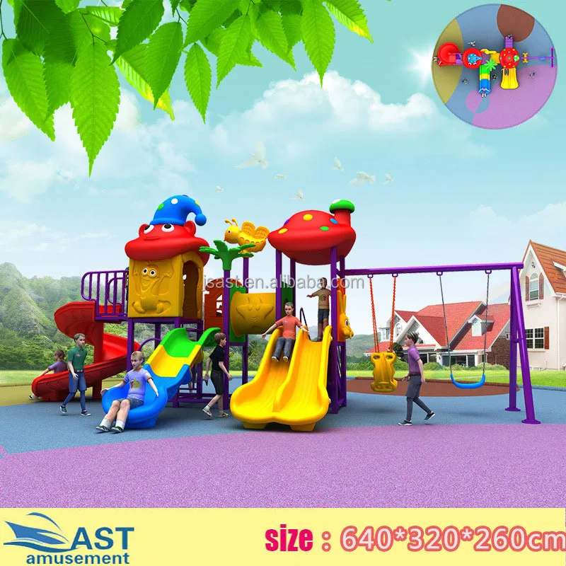 صنع في الصين حار بيع البلاستيك السلامة في الهواء الطلق ملعب الشريحة للبيع2026 #5