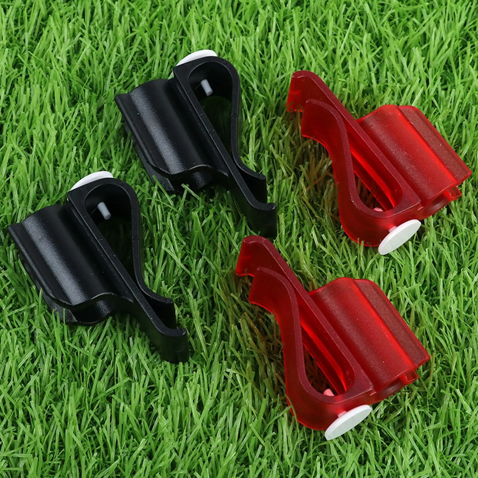 

14-Piece Golf Putter Clips, Putter Clamp Holder, Golf Bag Organizer with Marker Function, Plastic Material for Golf Tournaments