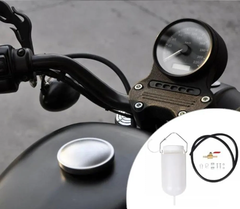 

General 1000ml Workshop Fuels Tanks With Gauges Auxiliary 1L Gasolines Container ABS For Motorcycle Tuning & Testing