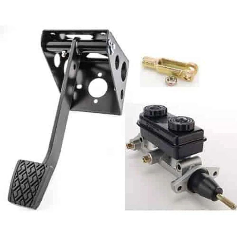 

JEGS 631080K1 Комплект главного цилиндра педали тормоза для транспортных средств, стальная конструкция, черная отделка, устойчивая к высоким давлением