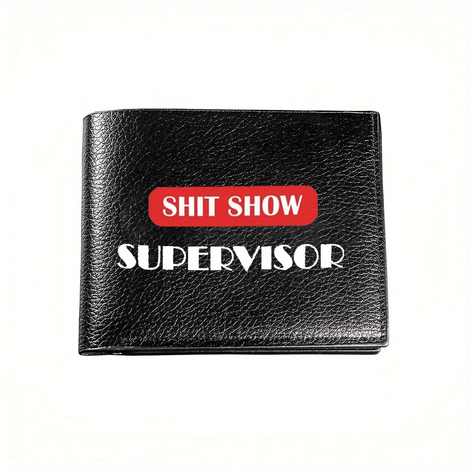 

Супервизор Shit Show: деловой мужской повседневный элегантный простой практичный качественный кошелек, стильный графический принт, креативный рождественский G