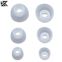 KZ 3Pair(6PCS) Earphone Soft Silicone Earpads Noise Isolating Comfortable Transparent Ear Tips Earbuds In Earphone Headphones