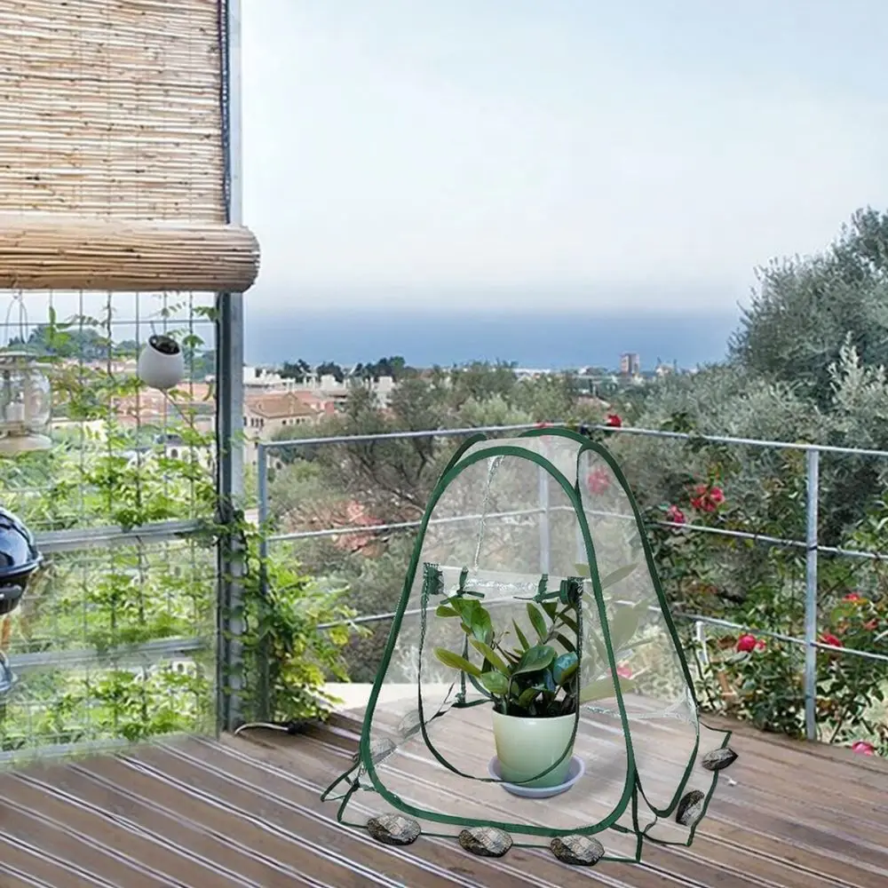 Pop Up Garden Greenhouse Tent Portable Plant Growing Shelter Foldable Flower Protection Nursery House Equipment Cover