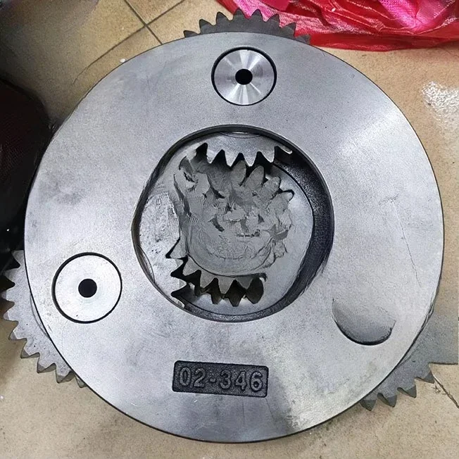 Rotary bracket first assembly excavator