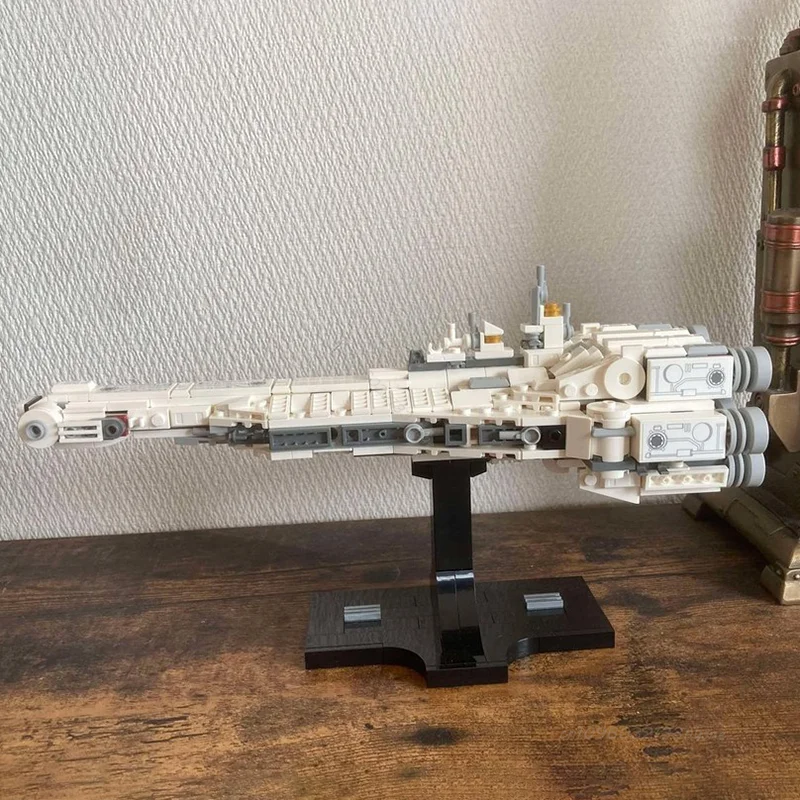 

MOC Galactic Starcruiser Halcyon Space Spaceship Building Blocks Interstellar Assembly Model Building Blocks Birthday Toys Gift