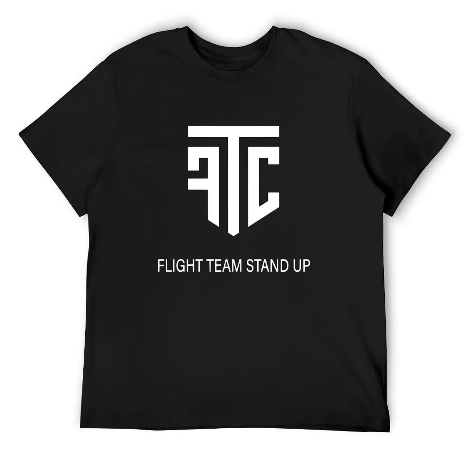 Flightreacts Merch Flight Team Stand Up Ftc Logo Classic T-Shirt quick drying plain black t shirts men