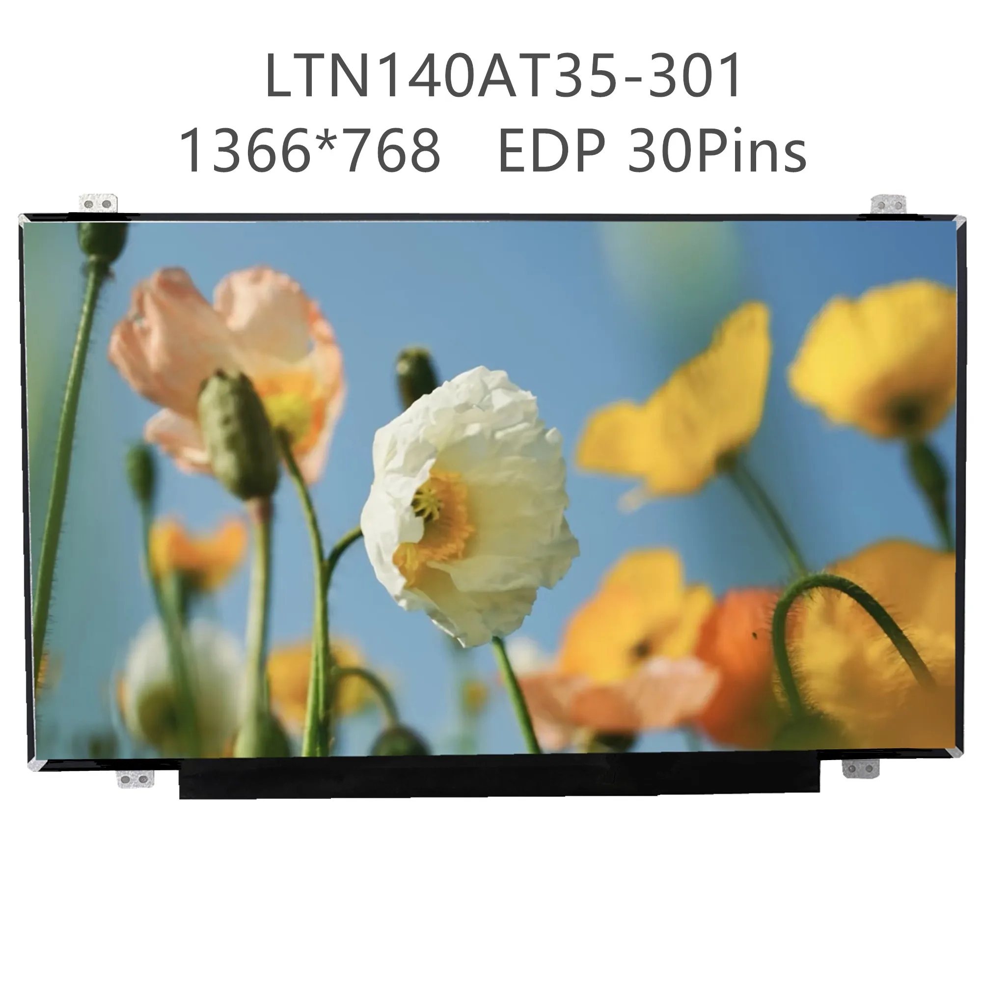 LTN140AT35-301 compatible con LTN140AT35 301 LTN140AT29 LTN140AT31 B140XTN03.3 N140BGE-EA3 B140XTN02.1 eDP Pantalla LCD de 30 pines