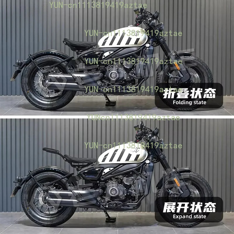 Suitable for spring breeze CLC450 motorcycle modification folding seat cushion front and rear seat cushion assembly with seat cu