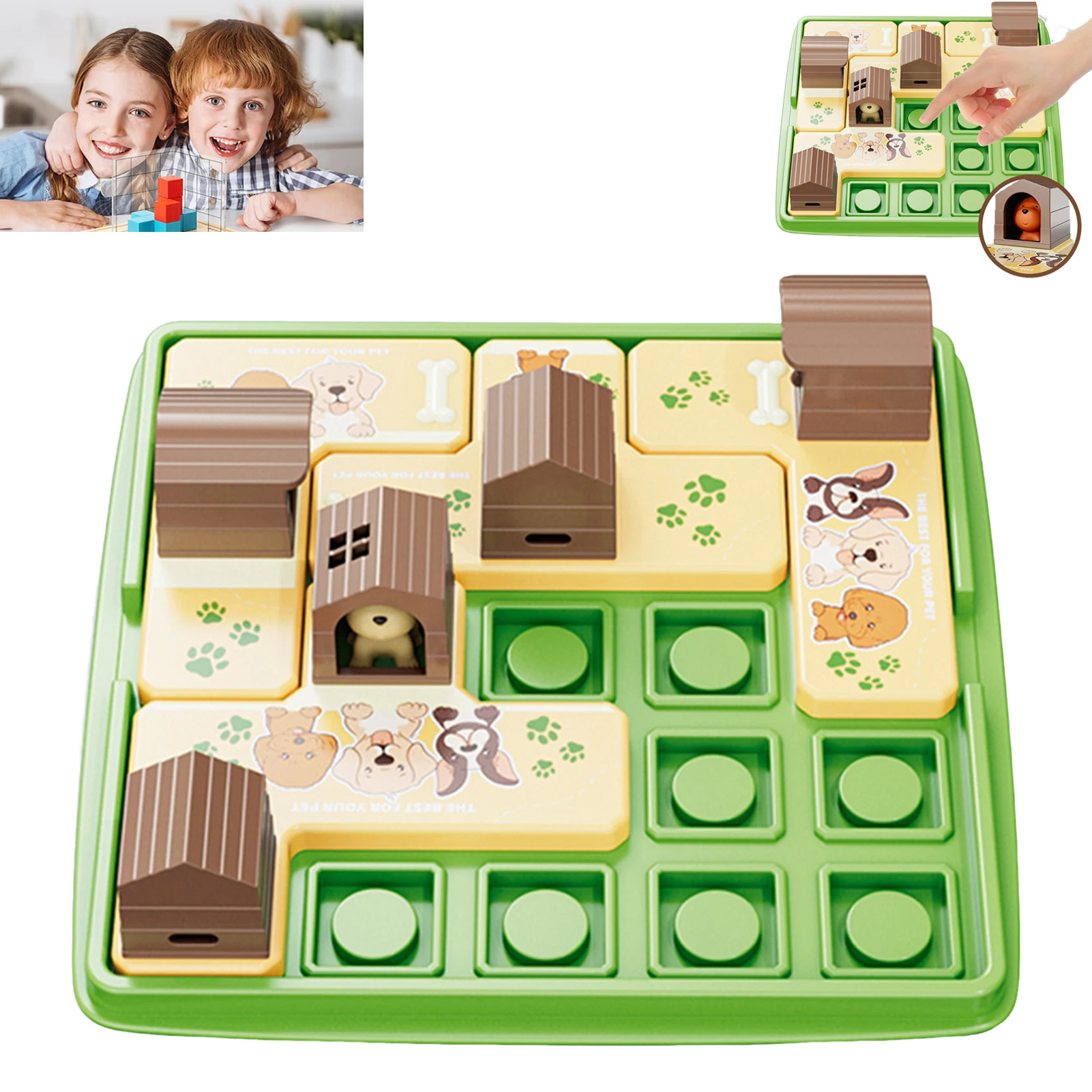 

Hidden Cat Dog Clearance Board Game Parent-child Interaction Tabletop Game Toys for Children Montessori Educational Toy