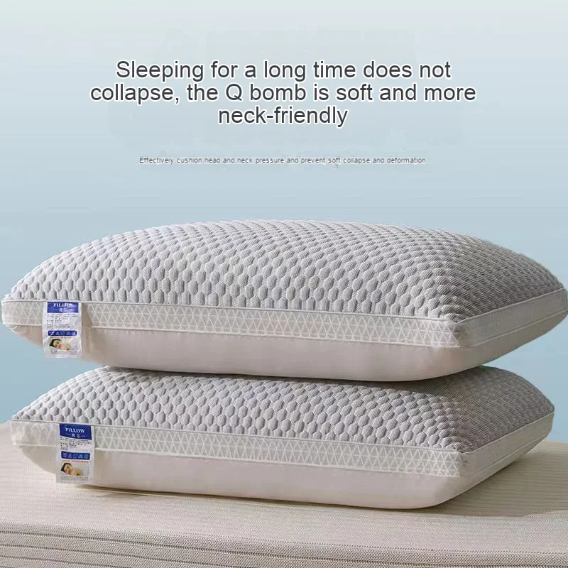 

Summer Cool Bean Pillow for Cervical Neck Protection and Sleep Aid Pillow Core 1 Pack Pillow Core with Ice Silk Cool Feeling