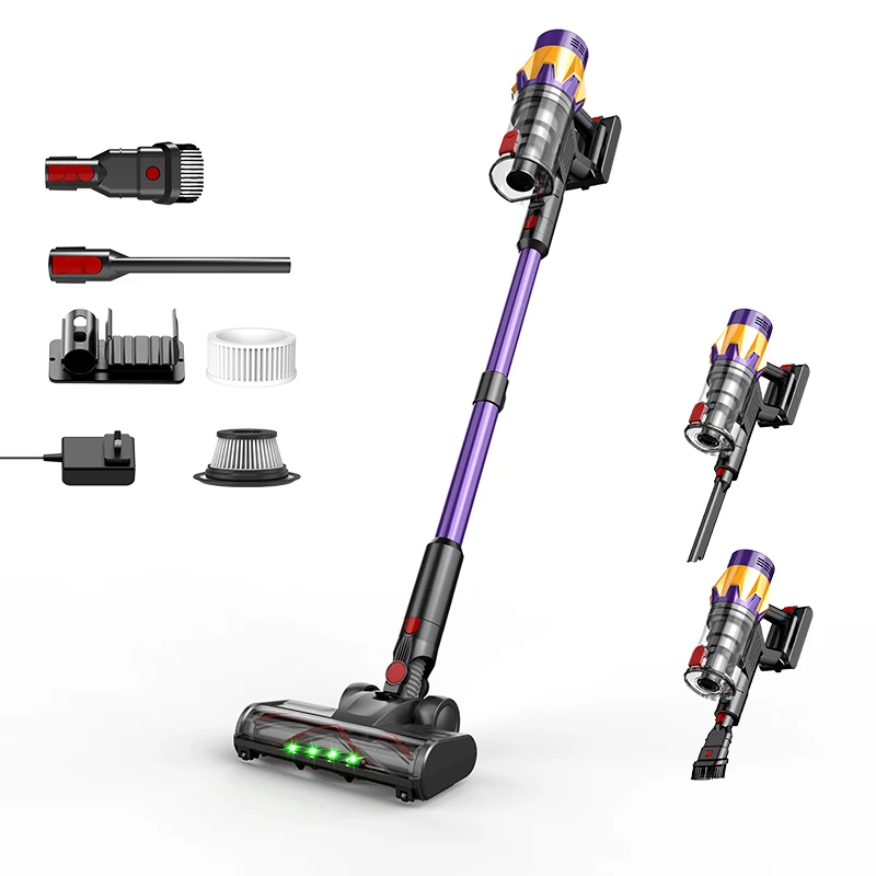 3-in-1 Multi Function Vacuum Cleaner  Upright  Handheld Cordless Vacuum Cleaner  40KPa Suction with HEPA Filter