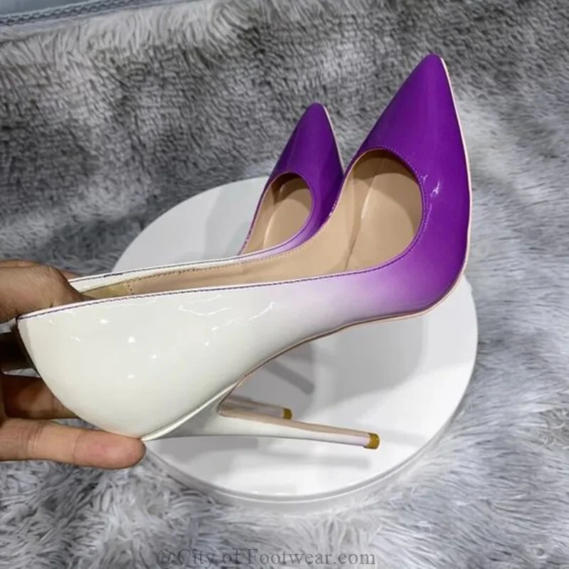 Pointed Toe Sexy Stilettos Pumps Leather High Heels Women 2024 New Luxury Designer Mixed Colors Big Size Party Office Lady Shoes