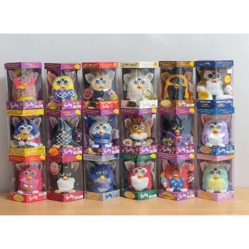 Original Old Furby 1998 Collector\'s Gift Retro Furby 1999 Rare Collection Electronic Interactive Boy Toys Smart Plush Toys Gifts