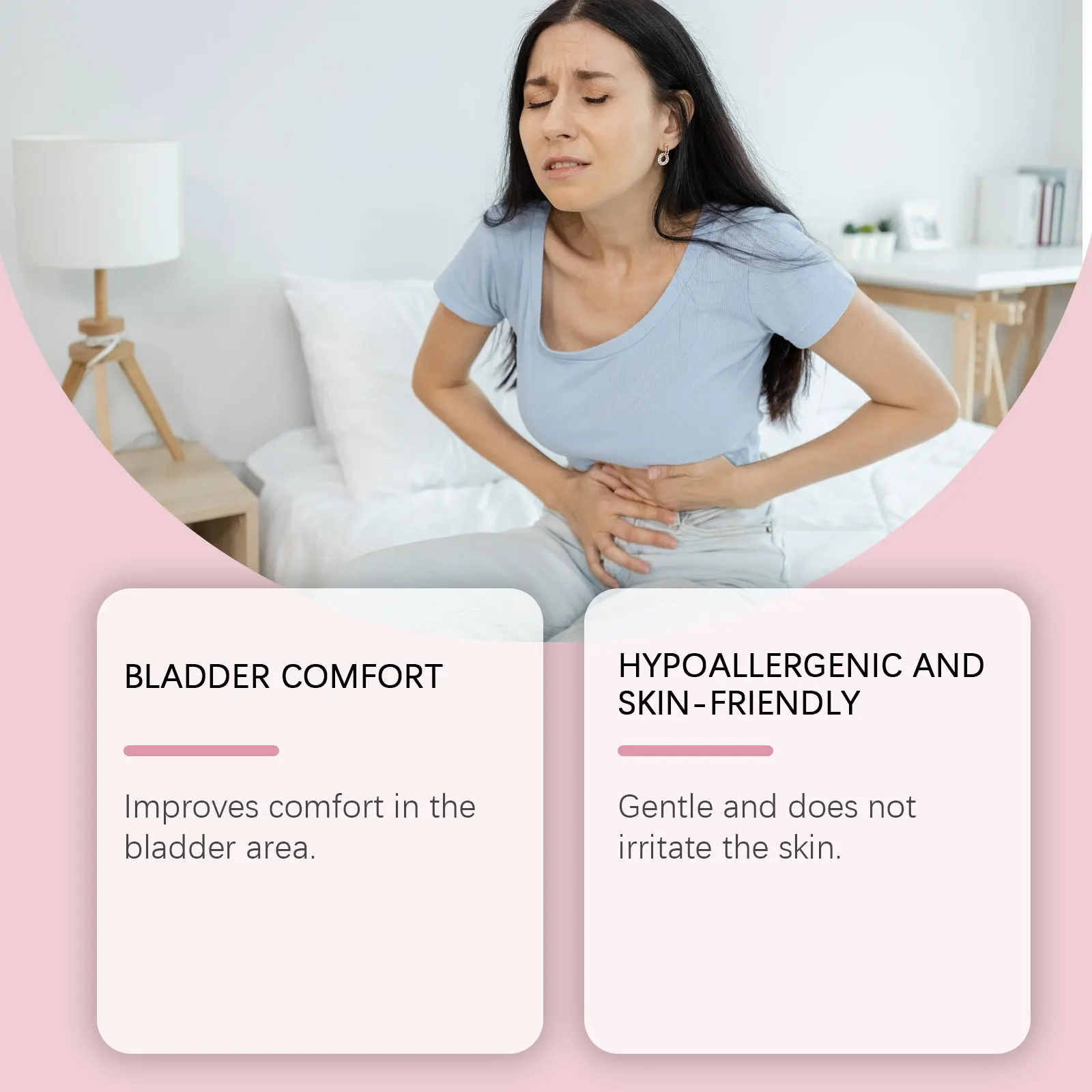 Female Bladder Support Patch Relieve Sneezing Leak Urine Sticker Strengthen Bladder Muscles Urinary Incontinence Treatment Patch