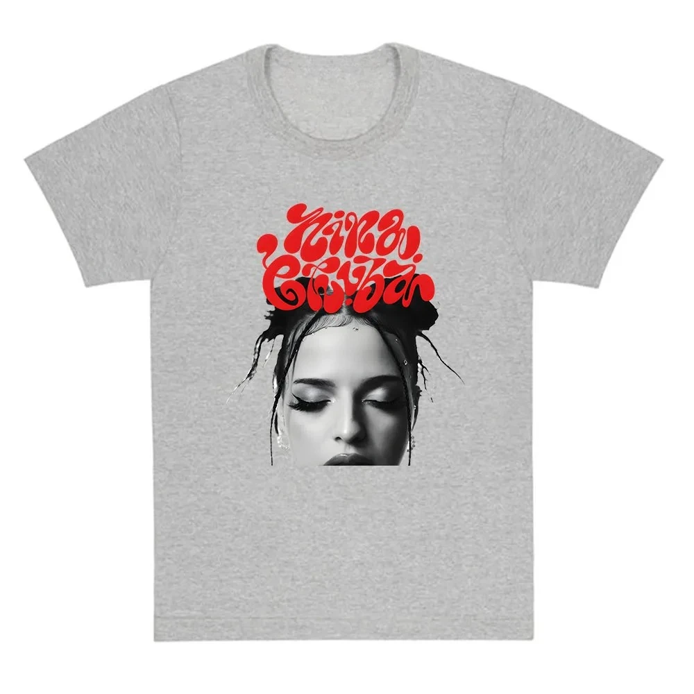 

Nina Chuba Printing Tshirts Short Sleeve Round Neck T-shirt Summer Soft Grunge Clothes Unisex Streetwear Women Funny Tee Tops