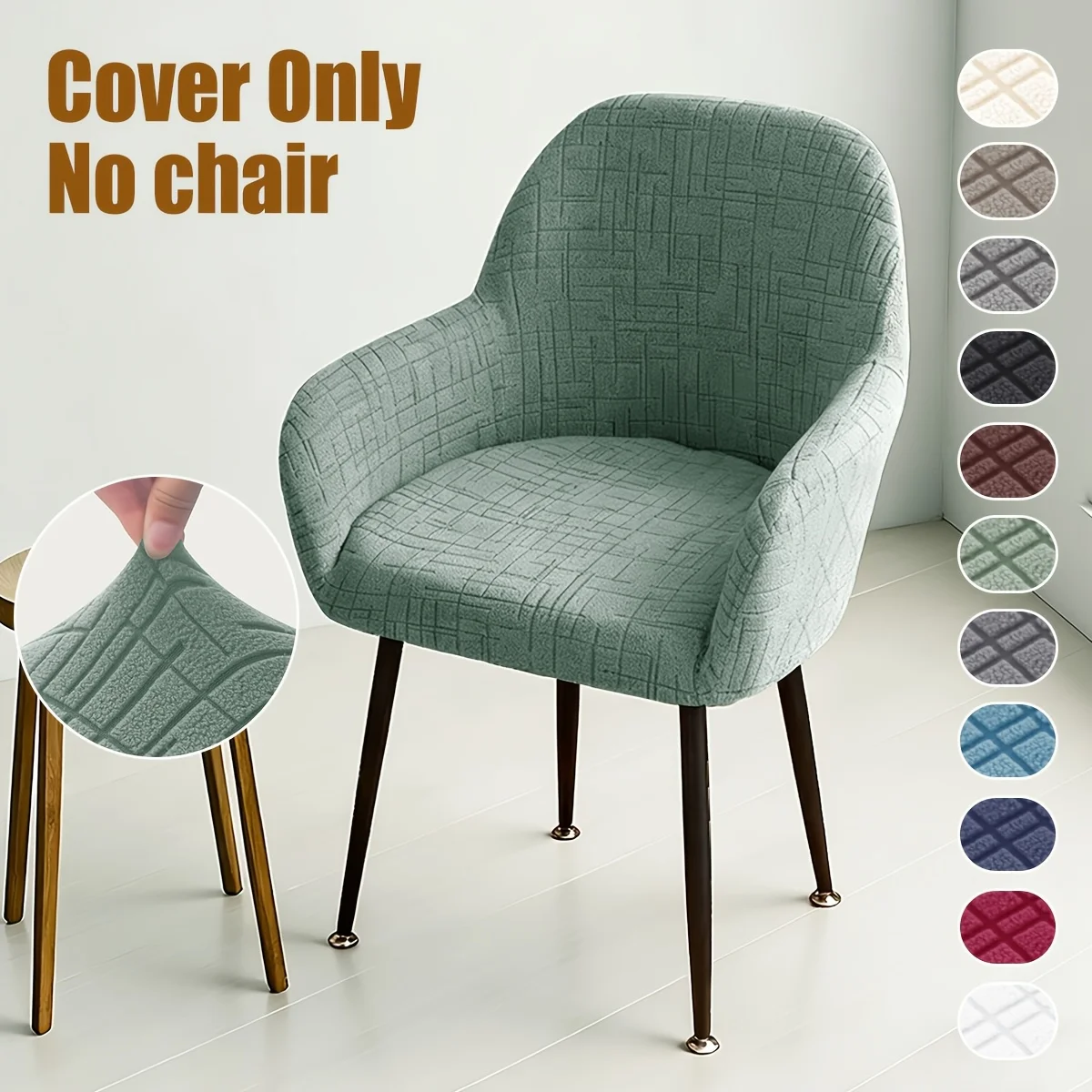 1/4pcs Elastic Jacquard High Arm Chair Covers Dining Adjustable Armchair Covers Hotel Bar Seat Slipcovers for Home Wedding Hotel