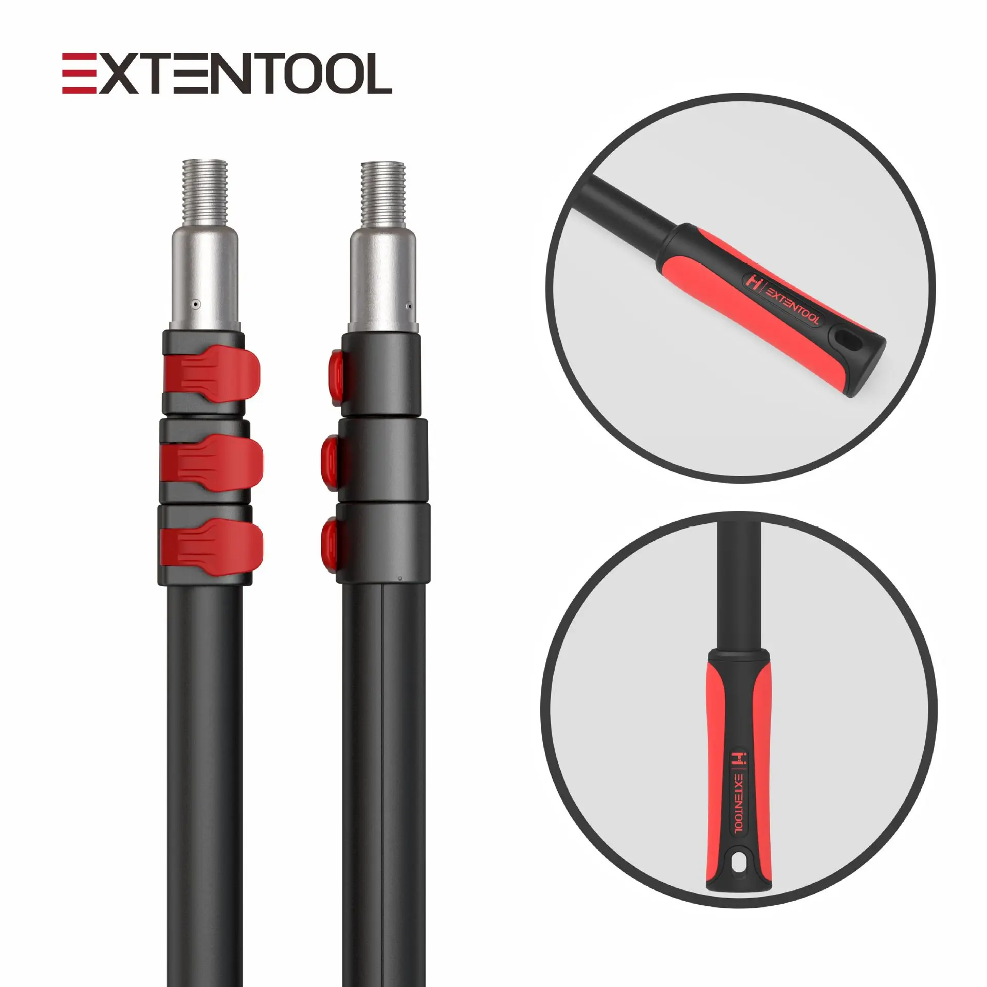 

Wholesale Easy Pass 1.2 meters 1.8 meters 2.4 meters 3.6 meters Extended aluminum alloy telescopic rod, glass cleaning rod