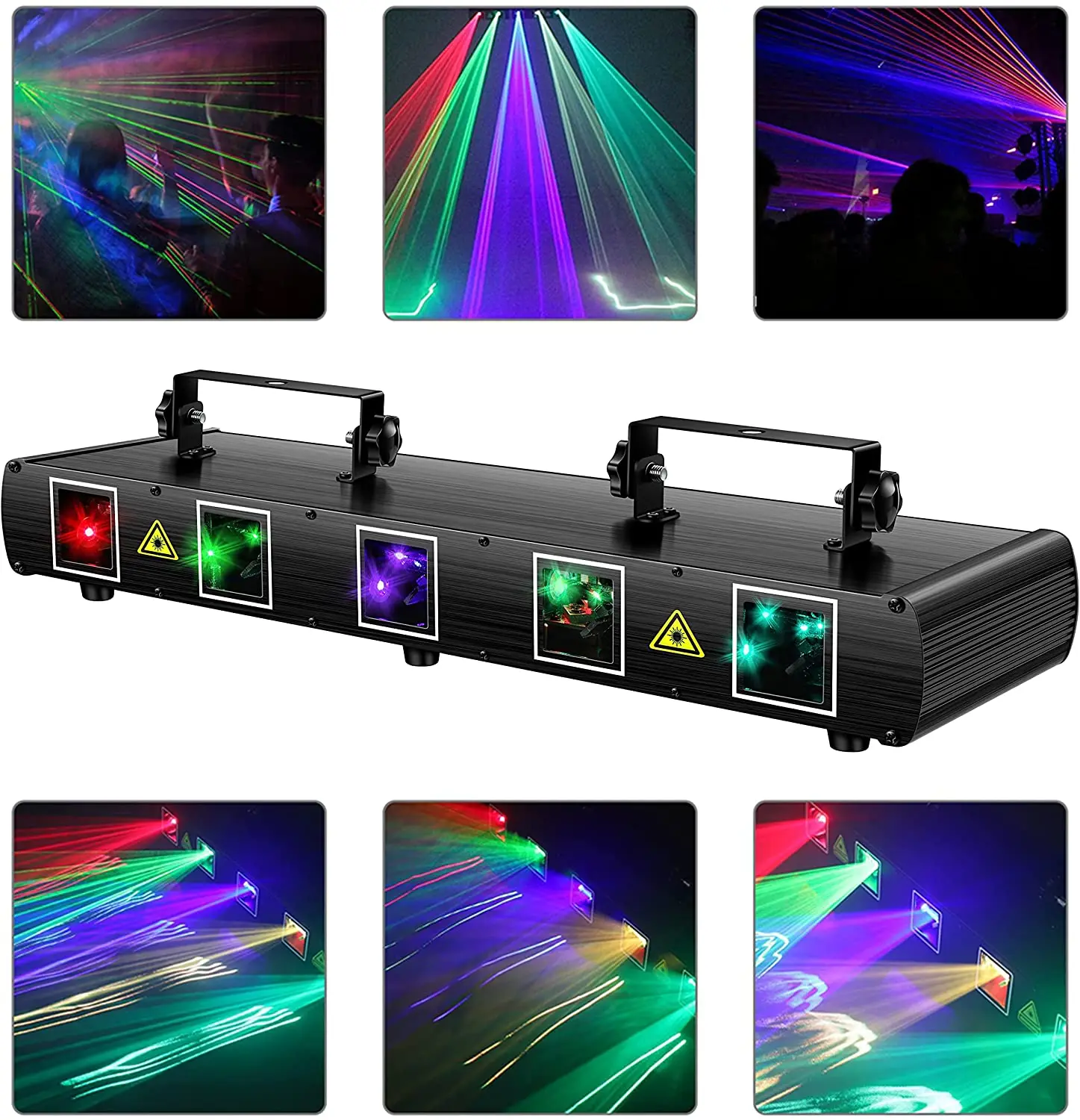 luz do laser fase lens led dmx rgb animacao dj disco audio beam festa efeitos para o clube novo popular profissional 01