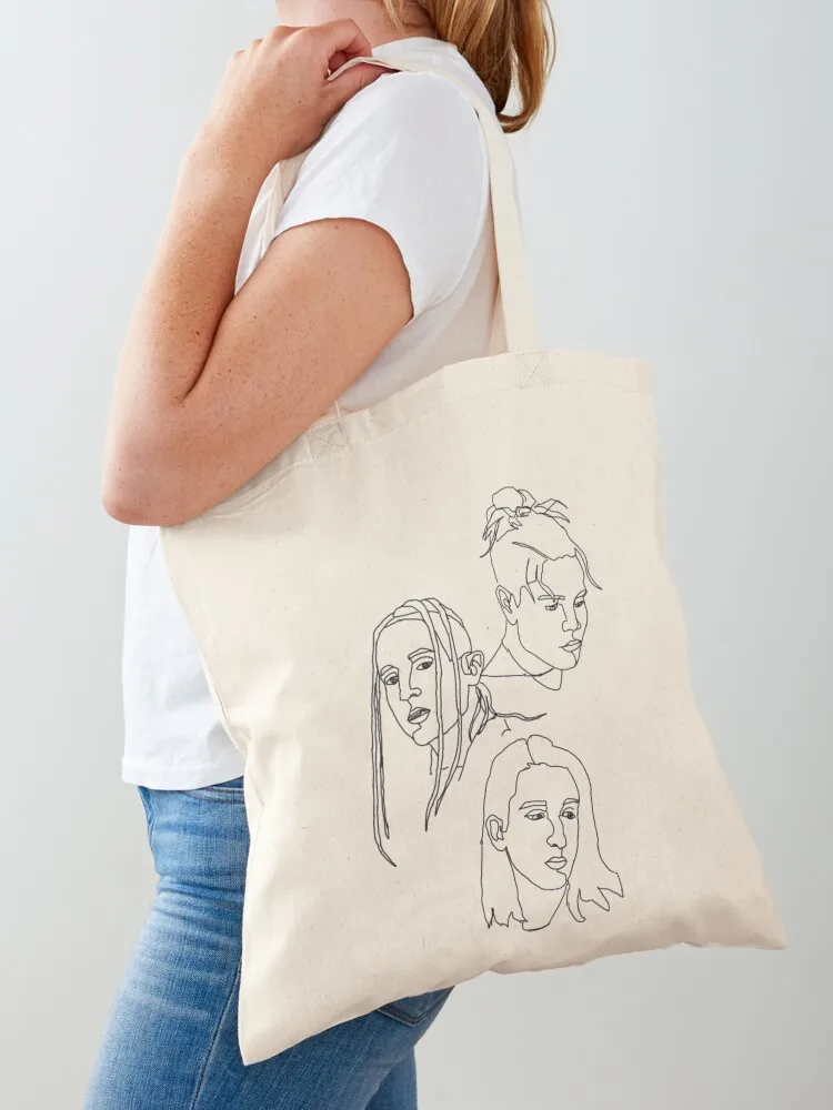 chase atlantic minimalistic line drawing Tote Bag hand bags canvas bags Lady bags Shopper