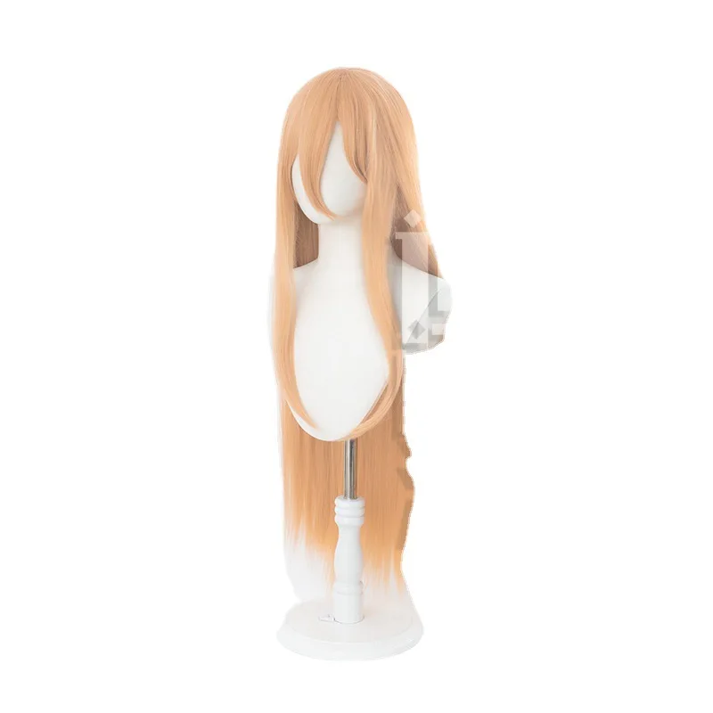 Chainsaw Man Power Cosplay Perücke Milch Orange Langes Haar Halloween Geschenk