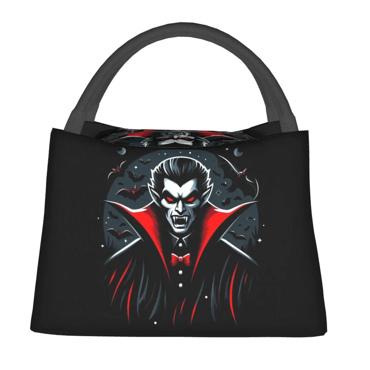 Dracula - The Dark Prince Lunch Bags Insulated Bento Box Lunch Tote Picnic Bags Cooler Thermal Bag for Woman Student Travel